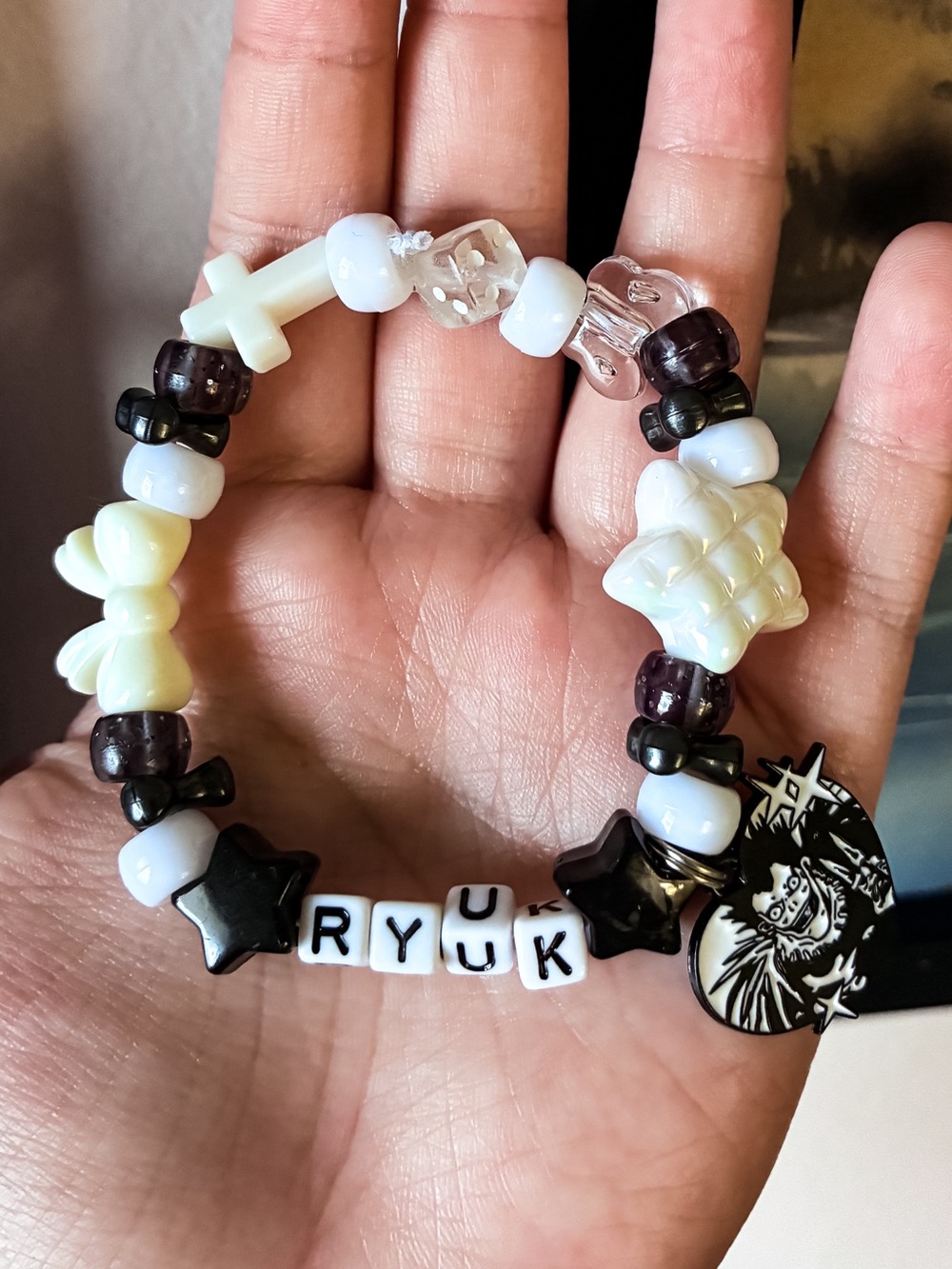 Death Note: Ryuk Inspired Kandi Bracelet